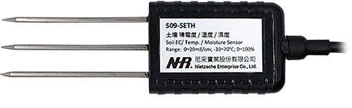 S09-SCT-01 三合一土壤感測器本體特寫
